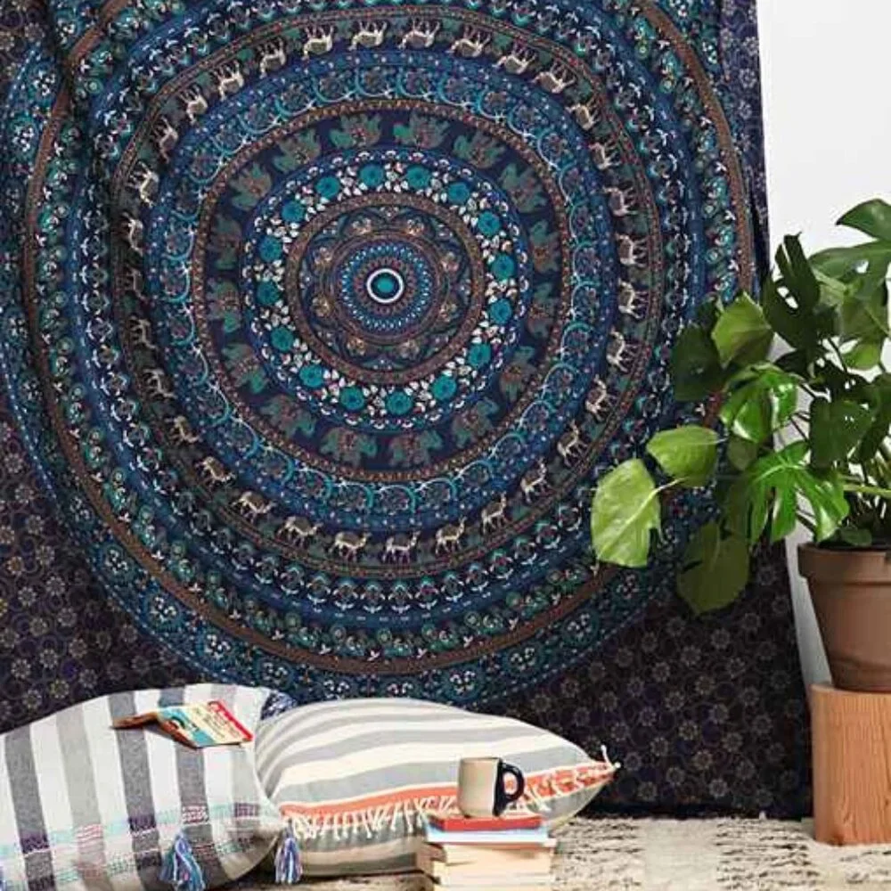 UO Home Mandala “Elephant” Tapestry (NEW) - Picture 2 of 9